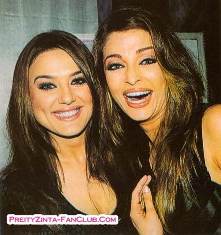 preity zinta et aisho